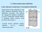Elektrostatinis laukas dielektrike. Gauso teorema dielektrikui. Elektrinė slinktis 2 puslapis