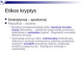 Etikos kryptys ir sąvokos 3 puslapis