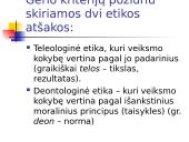 Etikos kryptys ir sąvokos 9 puslapis