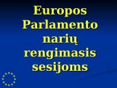 Europos Parlamentas (EP) 13 puslapis