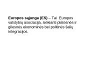 Europos Sąjunga (ES) - valstybių asociacija 2 puslapis
