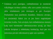 Europos Sąjungos (ES) ombudsmeno institucija 11 puslapis