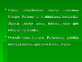 Europos Sąjungos (ES) ombudsmeno institucija 12 puslapis