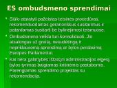 Europos Sąjungos (ES) ombudsmeno institucija 16 puslapis