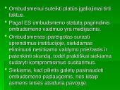 Europos Sąjungos (ES) ombudsmeno institucija 19 puslapis