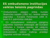 Europos Sąjungos (ES) ombudsmeno institucija 4 puslapis