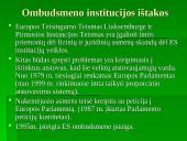 Europos Sąjungos (ES) ombudsmeno institucija 5 puslapis