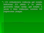 Europos Sąjungos (ES) ombudsmeno institucija 7 puslapis