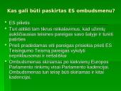 Europos Sąjungos (ES) ombudsmeno institucija 8 puslapis