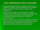 Europos Sąjungos (ES) ombudsmeno institucija 9 puslapis