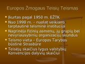 Europos žmogaus teisių ir pagrindinių laisvių apsaugos konvencija. Europos žmogaus teisių teismas 11 puslapis