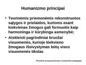 Filosofinis antropocentrizmas ir humanistinė pedagogika 6 puslapis