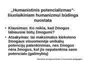 Filosofinis antropocentrizmas ir humanistinė pedagogika 7 puslapis