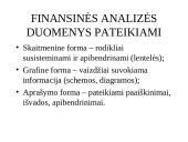Finansų valdymas ir finansinė analizė 11 puslapis