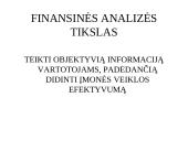 Finansų valdymas ir finansinė analizė 12 puslapis