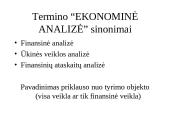 Finansų valdymas ir finansinė analizė 7 puslapis