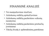Finansų valdymas ir finansinė analizė 10 puslapis