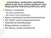 Finansinės priemonės ir finansiniai sandoriai 14 puslapis