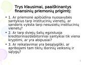 Finansinės priemonės ir finansiniai sandoriai 6 puslapis