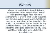 Fiskalinė konsolidacija 15 puslapis