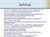 Fiskalinė konsolidacija 16 puslapis