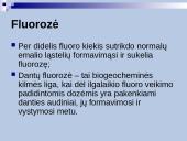 Fluoras ir jo reikšmė žmogaus organizmui 9 puslapis