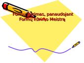 Formų kūrimas su FrontPage 8 puslapis