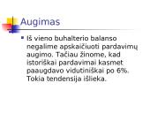 Galutinė (tęstinė) bendrovės vertė. Įsigijimų analizė 14 puslapis