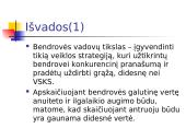 Galutinė (tęstinė) bendrovės vertė. Įsigijimų analizė 18 puslapis