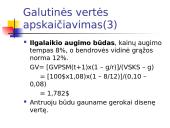 Galutinė (tęstinė) bendrovės vertė. Įsigijimų analizė 7 puslapis