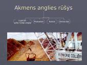 Gamtiniai angliavandenilių šaltiniai. Akmens anglis 6 puslapis