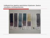 Gamtiniai indikatoriai tirpaluose 7 puslapis