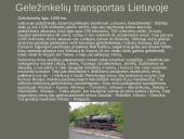 Geležinkelių transportas pasaulyje ir Lietuvoje 8 puslapis