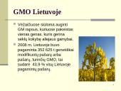 Kas yra genetiškai modifikuoti organizmai? 15 puslapis