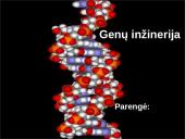 Genetiškai modifikuoti produktai (GMP) ir genų inžinerija