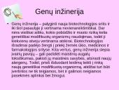 Genetiškai modifikuoti produktai (GMP) ir genų inžinerija 2 puslapis