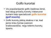 Golfo kurortai 2 puslapis