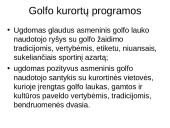 Golfo kurortai 18 puslapis