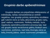 Grupinio darbo principai 15 puslapis