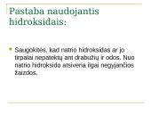 Hidroksidai yra joniniai junginiai 11 puslapis