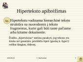 Hiperteksto ir multimedijos samprata 3 puslapis
