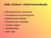 Įmonės vidinė ir išorinė komunikacija: UAB "Knituva". Krizė įmonėje 6 puslapis