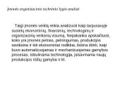 Įmonių organizacinio techninio lygio ir rinkodaros analizė 7 puslapis
