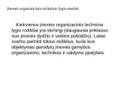 Įmonių organizacinio techninio lygio ir rinkodaros analizė 9 puslapis