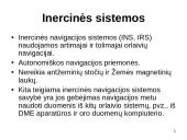 Inercinės sistemos 2 puslapis