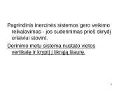 Inercinės sistemos 18 puslapis