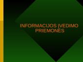 Informacijos įvedimo priemonės