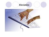 Informacijos įvesties įrenginiai: pelė ir klaviatūra 12 puslapis