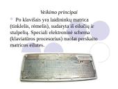 Informacijos įvesties įrenginiai: pelė ir klaviatūra 15 puslapis