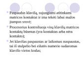 Informacijos įvesties įrenginiai: pelė ir klaviatūra 16 puslapis